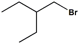 Chemical Diagram for 3-Bromomethylpentane Cas # 3814-34-4